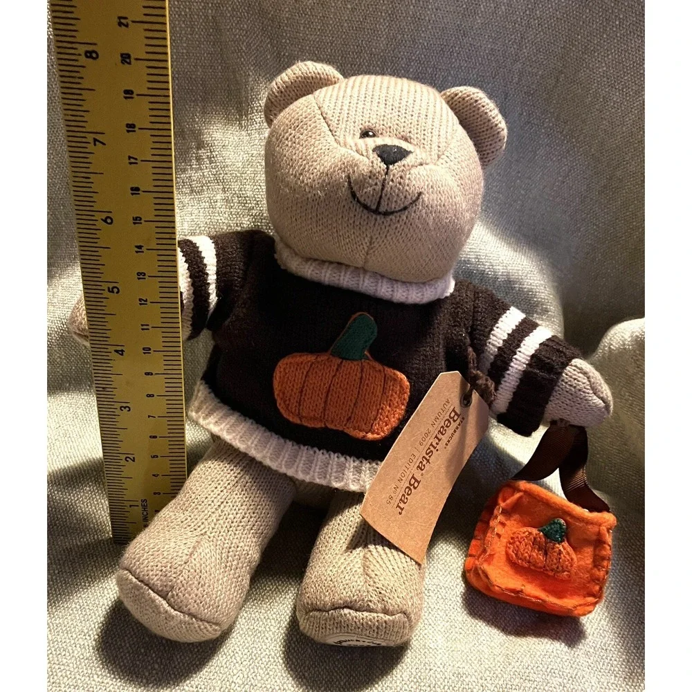 Starbucks Coffee BEARISTA BEAR Fall THANKSGIVING 85th Edition 2009 Plush W/  Tag